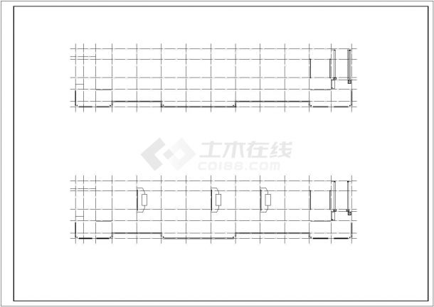 某学校五层综合教学楼建筑施工cad图，共十一张-图一