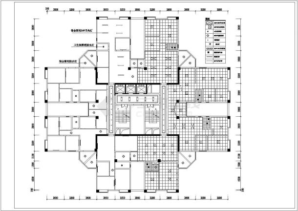 西宁市乾元嘉园小区经典热门的平面户型设计CAD图纸（共8张）-图一