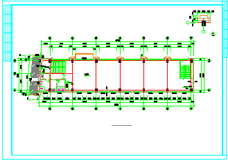 长41.16米 宽9米 2层简单的小餐饮店建筑cad施工图