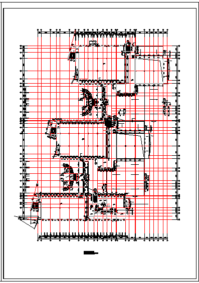 长111.12米 宽82.8米 2层8320平米学校高中餐厅cad建施图-图二