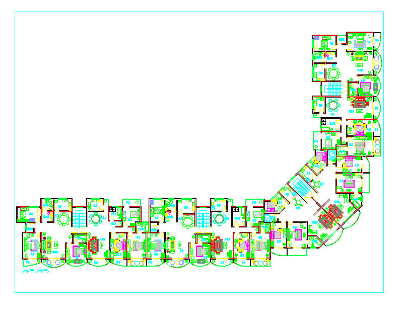 某临街住宅建筑设计CAD图