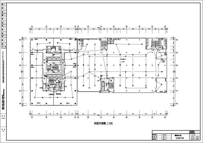 某框架结构高层办公楼消防设计cad全套平面施工图纸（甲级院设计）_图1