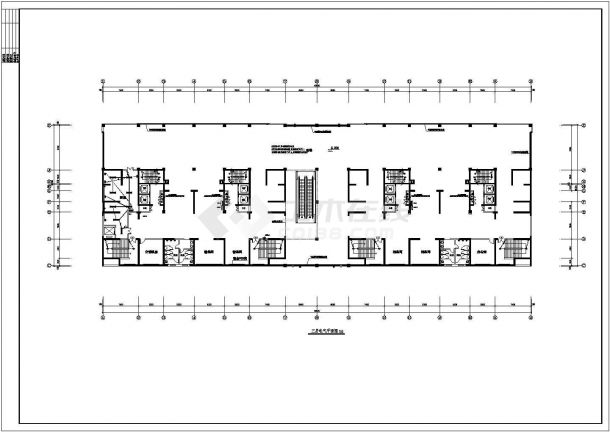 某高层公寓配电设计cad全套电气施工图（含设计说明，含消防设计）-图一