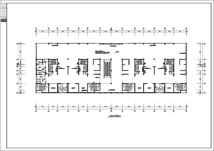 某高层公寓配电设计cad全套电气施工图（含设计说明，含消防设计）_图1