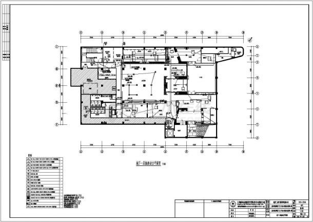电气设计_酒店管理公司办公楼装修项目电气施工CAD图-图一