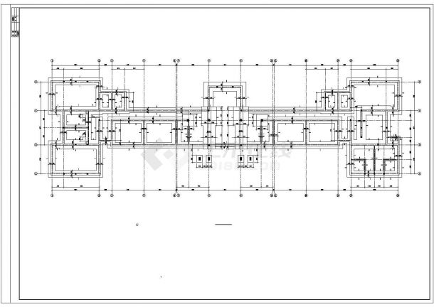 某5层砖混结构学校教学楼设计cad结构施工图（含设计说明）-图一