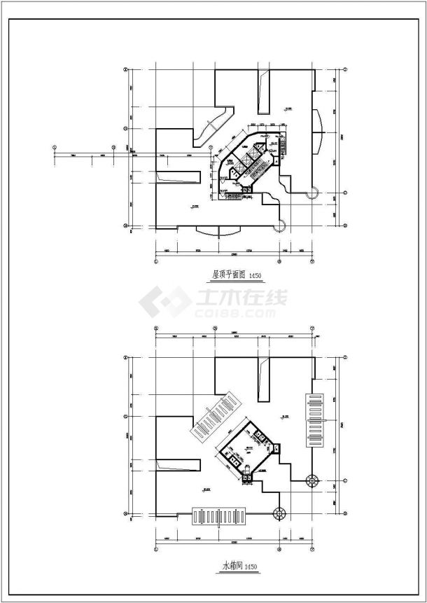 某框架剪力墙结构高层商住楼设计CAD全套建筑施工图纸（甲级院设计）-图一