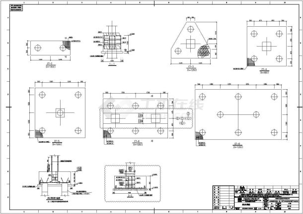 车间设计_生物医药中间体项目生产车间结构施工CAD图-图二
