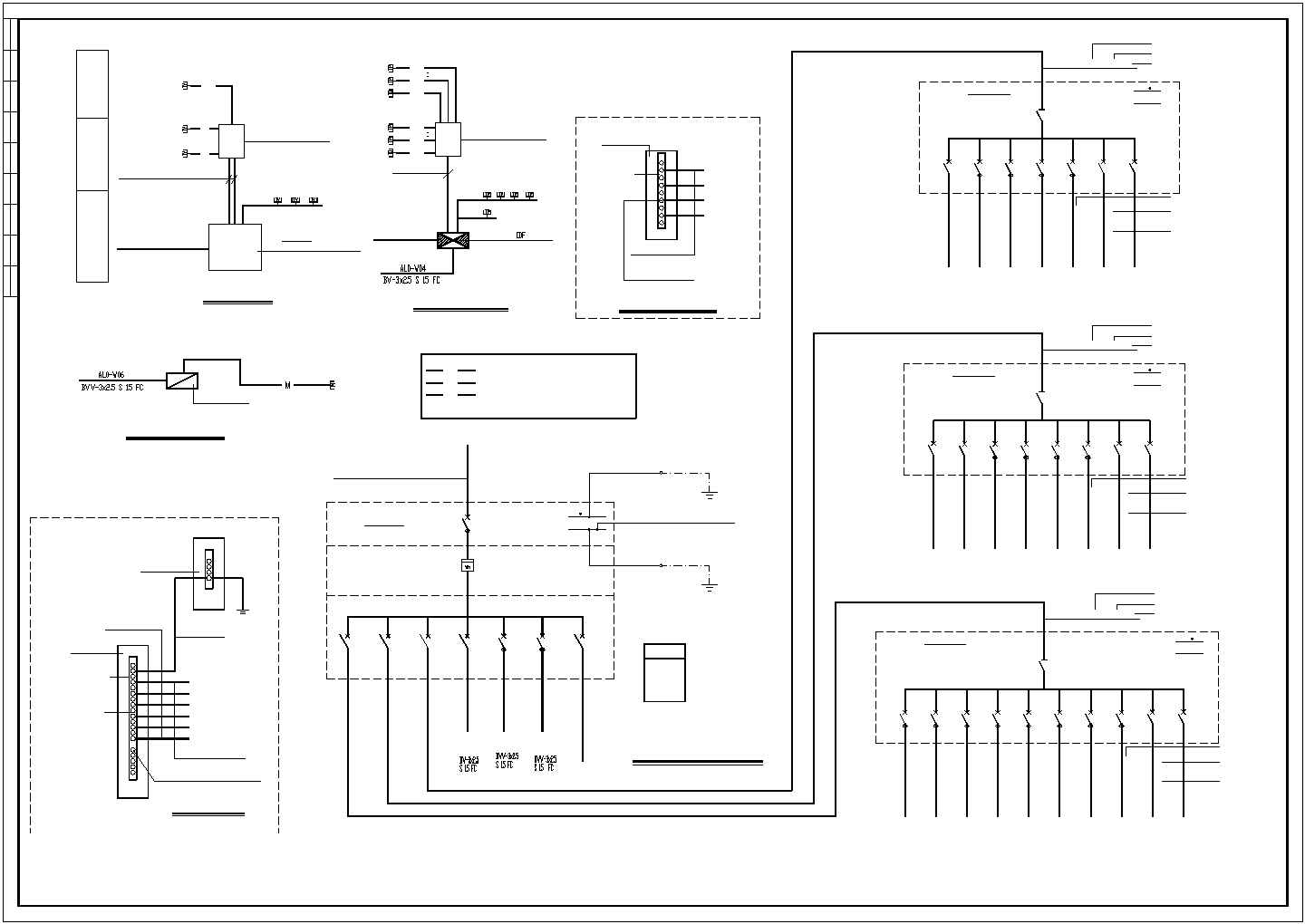 苏州某别墅电气设计CAD图纸