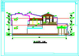 [北京]两层四合院建筑设计施工图纸（含效果图）-图二