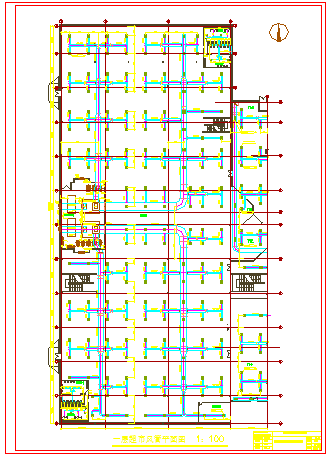 [北京]某综合商场通风与空调设计全套cad施工方案图-图二