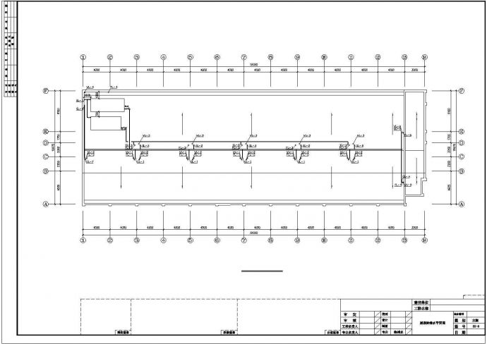 某4层宿舍楼给排水设计施工CAD设计图_图1