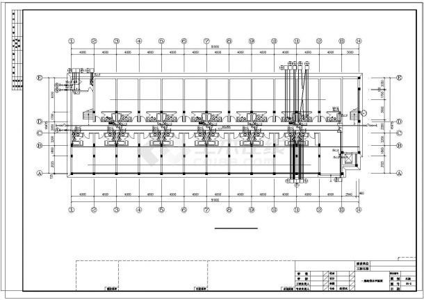 某4层宿舍楼给排水设计施工CAD设计图-图二
