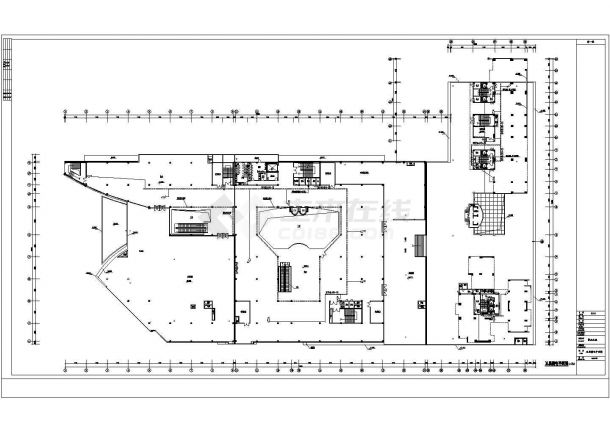 商业大厦电气施工图8CAD图纸-图一