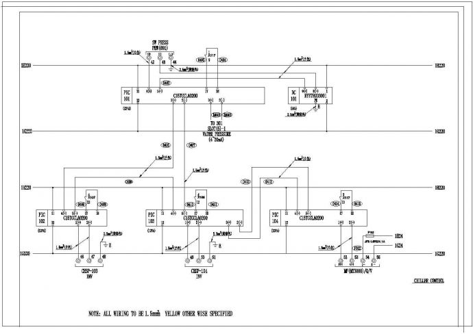 某液晶显示器流水线集中控制系统图CAD_图1
