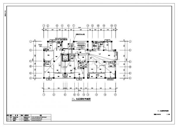 某市房屋工程弱电设计CAD参考详图-图二