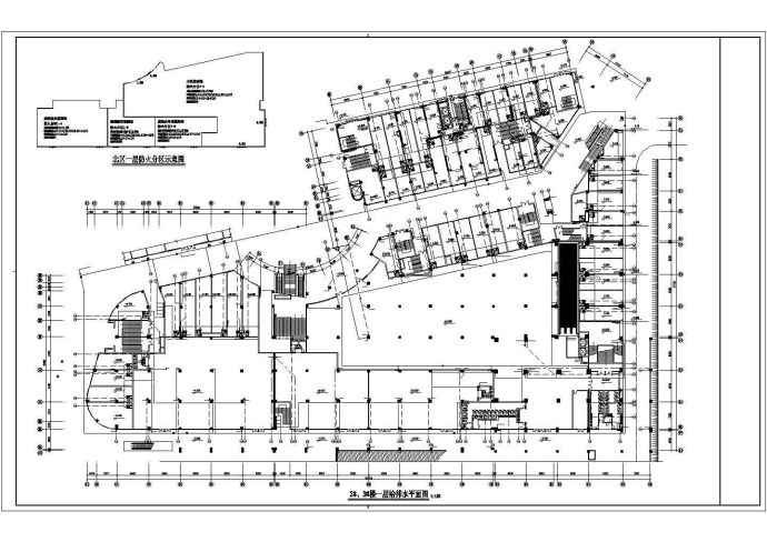 北京超高层住宅楼给排水消防施工图纸_图1