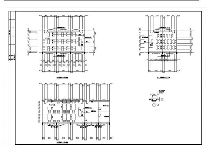 某地区小学教学综合楼建筑方案图_图1