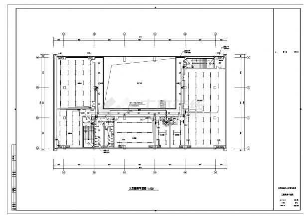 公交枢纽中心及管理用房图例与低压配电干线图CAD详图-图二