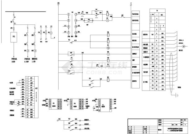 某变频控制柜CAD设计构造大样-图二