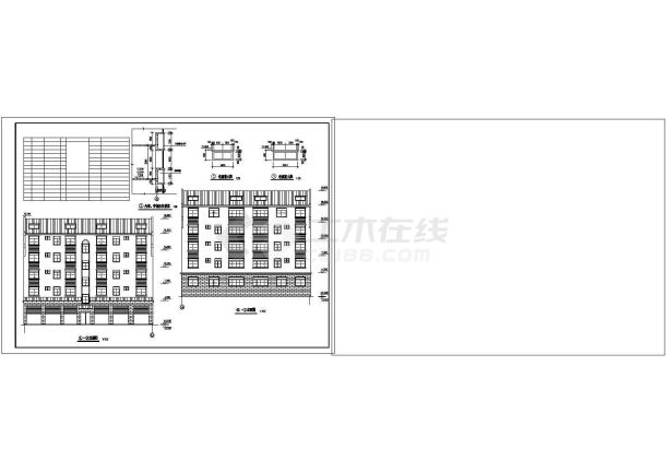 某著名小区私人住宅楼CAD设计规划施工图-图二