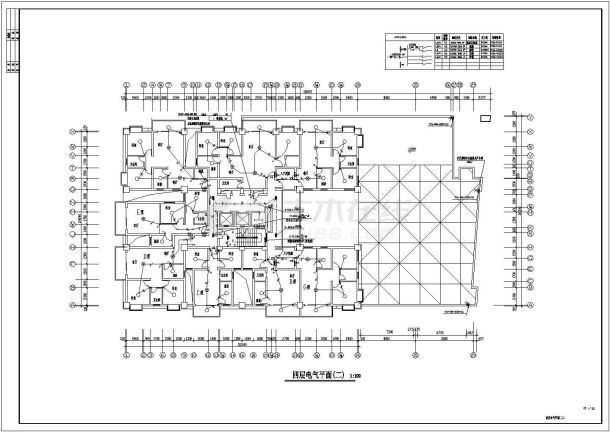 十五层商住楼电气设计图15-图一
