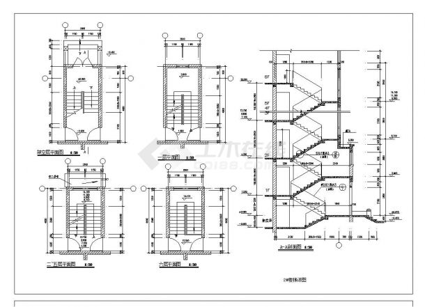 某高层住宅楼设计CAD规划参考详图-图一