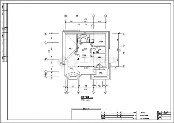 445平米2层经典中式风格别墅电气设计CAD施工图-图一