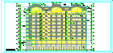 [浙江]小型80户带阁楼商住综合楼建筑cad设计施工图