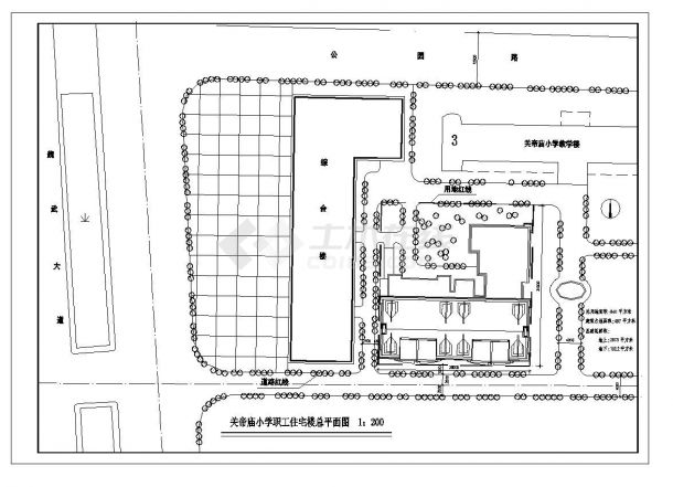 亳州某小学职工住宅楼改造施工图CAD参考详图-图二