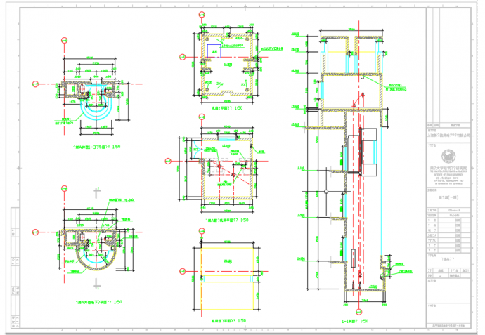 某多层会所（培训中心）设计cad全套建筑施工图（含设计说明）_图1