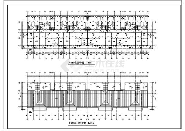 某学校学生公寓建筑全套施工图-图一