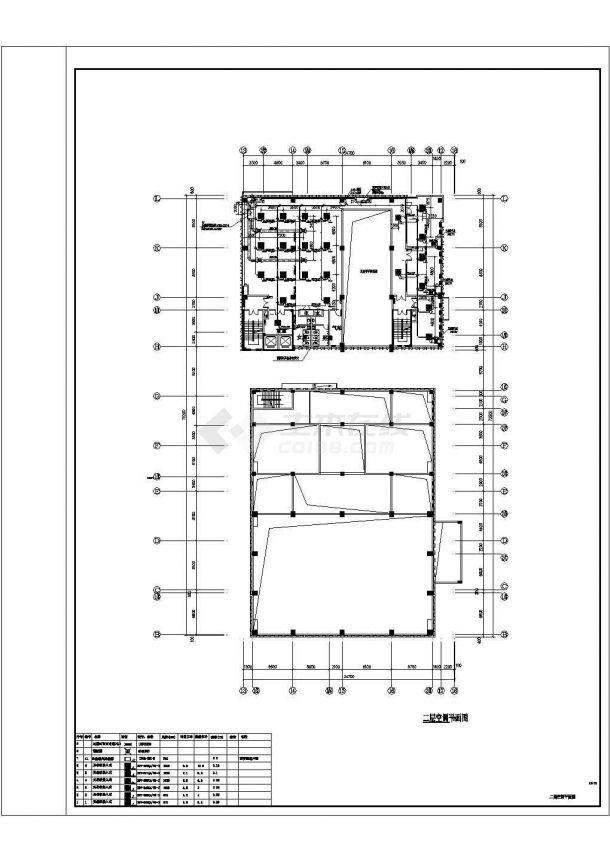 某地8层办公楼多联机空调设计全套CAD施工图-图二