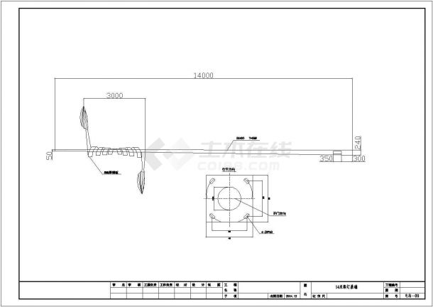 某路灯设计CAD电气详细系统图-图二