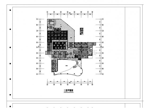某城市酒店建筑工程设计方案CAD详图-图一