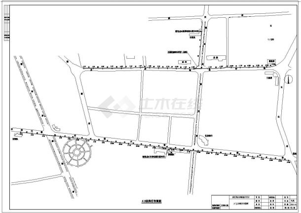 某公园详细路灯设计CAD大样-图二