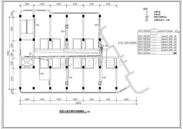  Structural Drawing of Electrical CAD Design for Renovation and Decoration of a Hotel - Figure 2