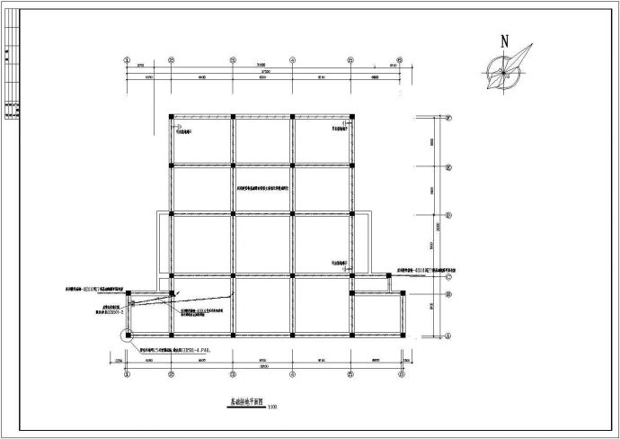 某机械式地下停车库电气CAD设计详细图_图1