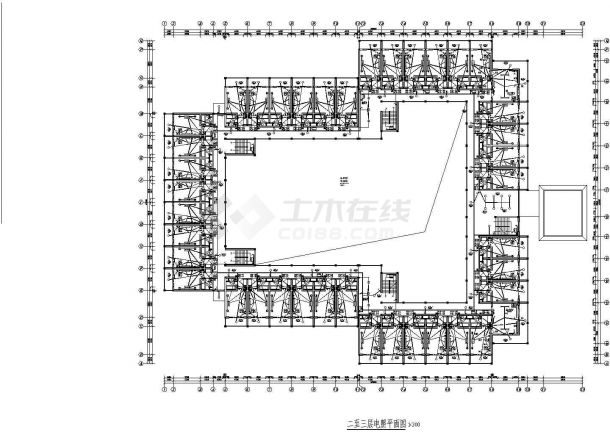 花园别墅电气详细设计CAD图纸-图二