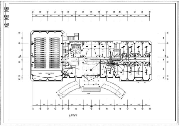 某管理楼电气CAD设计详细大样图纸-图二