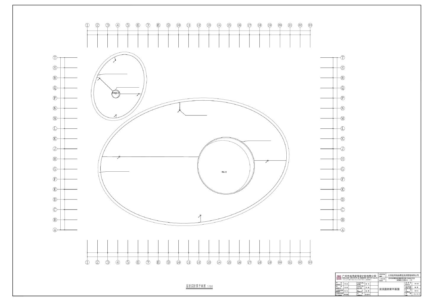 某某建筑R1电图平面图CAD图