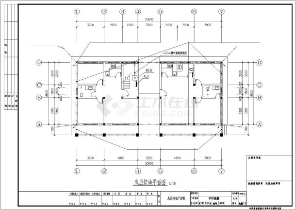 某二层别墅全套CAD电气设计构造完整施工图-图二