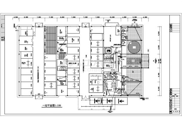 某丰田汽车展厅CAD设计详细电气图-图二
