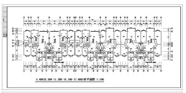 焦作市节能住宅楼建筑工程布置CAD参考详图-图二