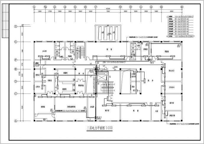 某综合性医院影像楼电气CAD设计大样施工图_图1