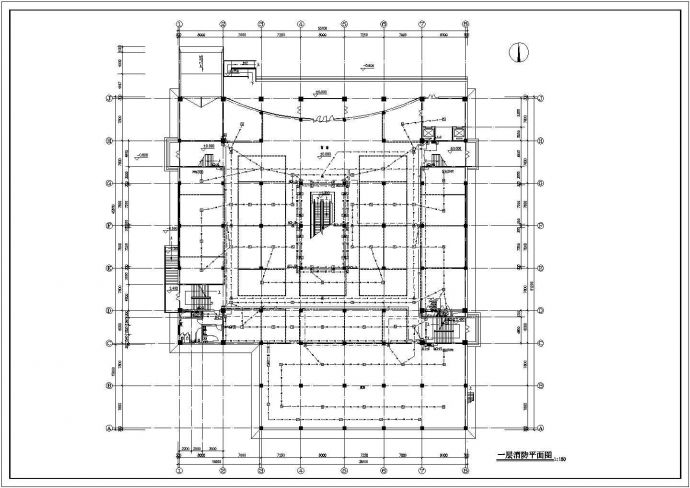 某购物商场消防电气CAD设计详细图纸_图1