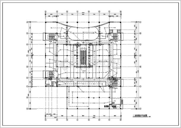 某购物商场消防电气CAD设计详细图纸-图二