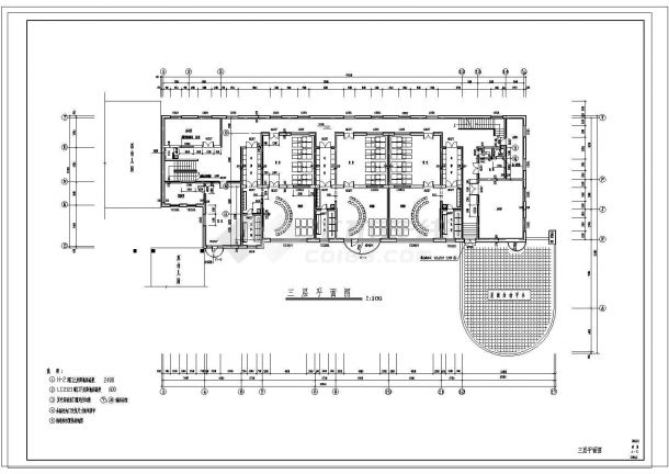 某地方幼儿园建筑布置参考CAD-图一
