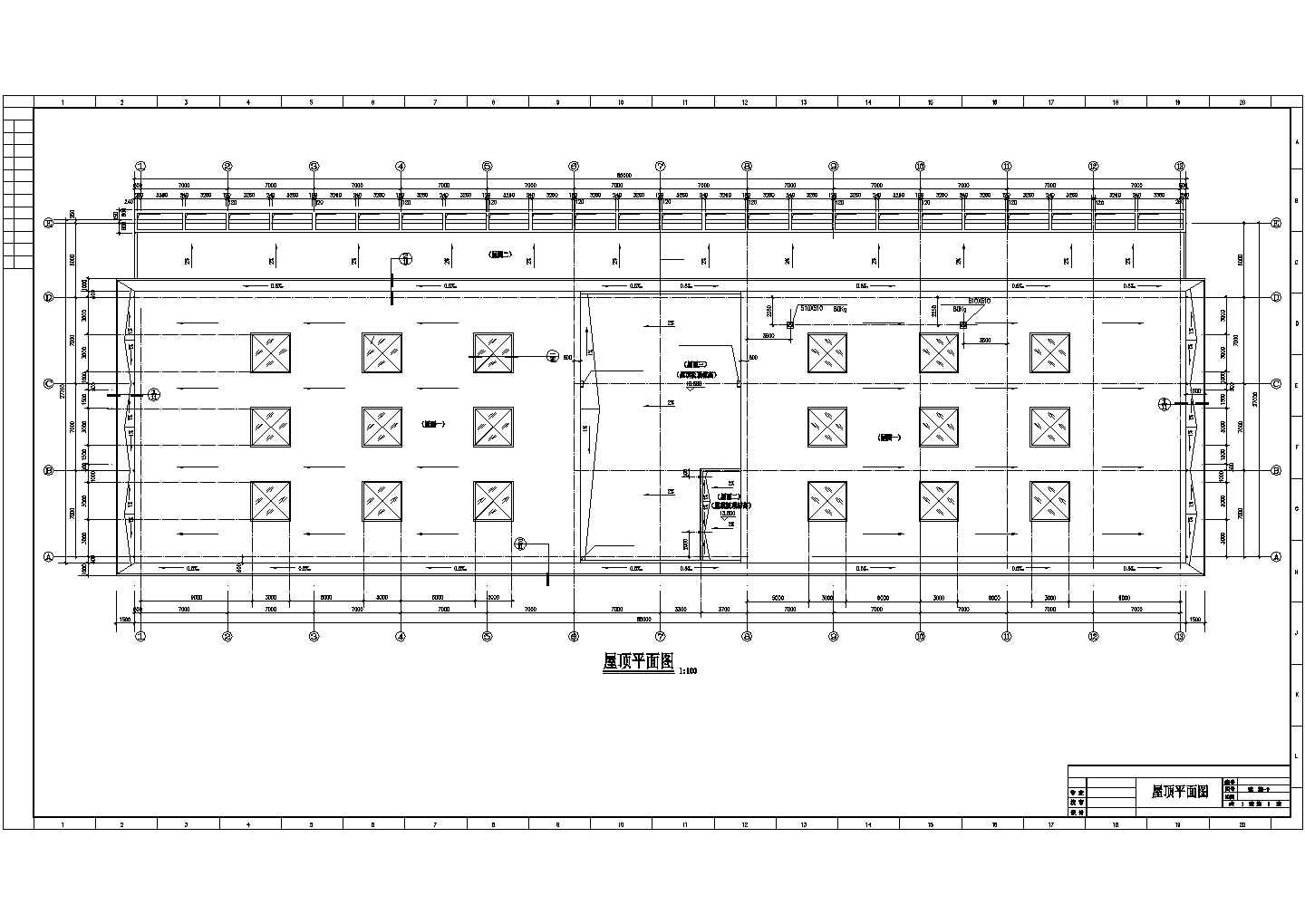 长85米 宽27.75米 3层4240.25平米框架结构体育馆建筑施工图【平立剖 楼梯 详图 马道平面布置图 说明】，共11张图纸