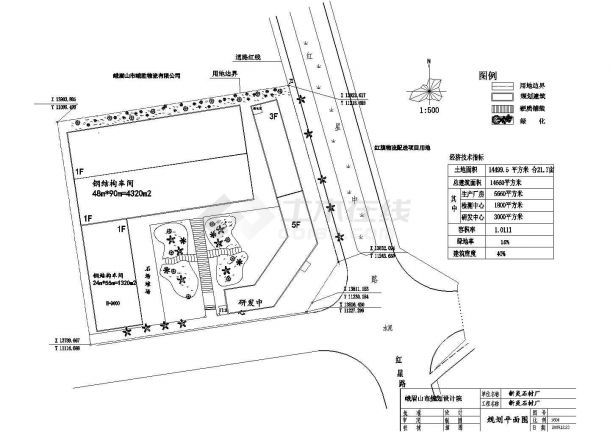 某四川峨眉山景区石材厂CAD设计完整建筑规划-图一